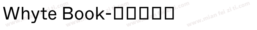 Whyte Book字体转换
